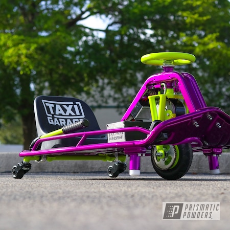 Powder Coating: Drift Cart,Clear Vision PPS-2974,Taxi Garage Crazy Cart,Taxi Garage,Drift Kart,Fractured Violet PVB-10297,Crazy Cart,Illusions,Drift,Cart,Go Cart