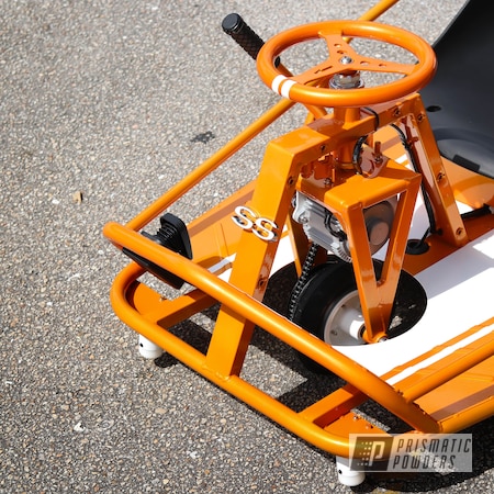 Powder Coating: Crazy Cart,Drift Cart,Cart,Go Cart,Clear Vision PPS-2974,Taxi Garage,Illusion Orange PMS-4620,Taxi Garage Crazy Cart