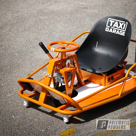 Powder Coating: Crazy Cart,Drift Cart,Cart,Go Cart,Clear Vision PPS-2974,Taxi Garage,Illusion Orange PMS-4620,Taxi Garage Crazy Cart