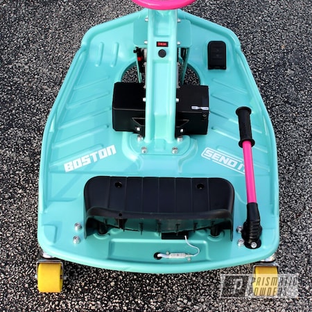 Powder Coating: Drift Cart,Passion Pink PSS-4679,Taxi Garage Crazy Cart,Taxi Garage,Two Tone,Crazy Cart,Pearled Turquoise PMB-8168,Cart,Go Cart,Two Toned