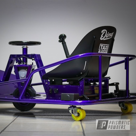 Powder Coating: Illusion Purple PSB-4629,Drift Cart,Clear Vision PPS-2974,Taxi Garage Crazy Cart,Taxi Garage,Crazy Cart,Cart,Go Cart
