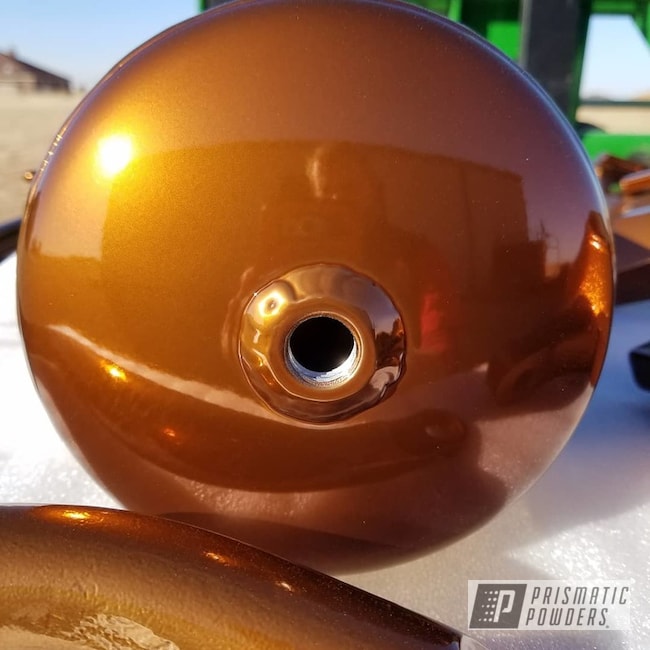Custom Axles Coated In Transparent Copper Over Super Chrome