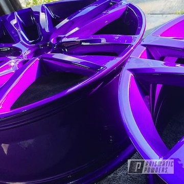 Powder Coated Wheels In Psb-4629 And Pps-2974