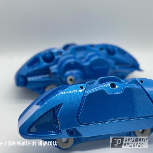 Brake Calipers Finished in Clear Vision and Illusion Lite Blue