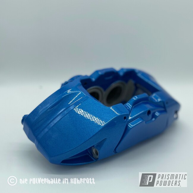 Brembo Brake Calipers in Illusion Lite Blue and Clear Vision
