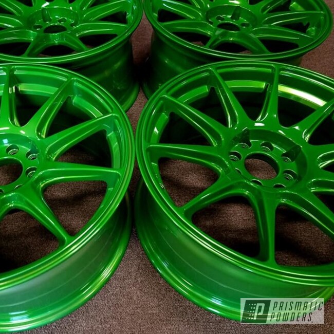 Powder Coated Wheels In Ums-10671 And Ppb-2448
