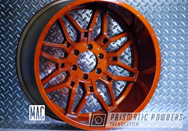 Powder Coating: Havok Off-Road Wheels,Illusion Rootbeer PMB-6924,Clear Vision PPS-2974,Automotive,Solid Tone,Custom Wheels,Clear Coat Used,Wheels