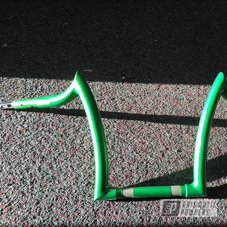 Powder Coating: Illusion Lime Time PMB-6918,Two Stage Application,Clear Vision PPS-2974