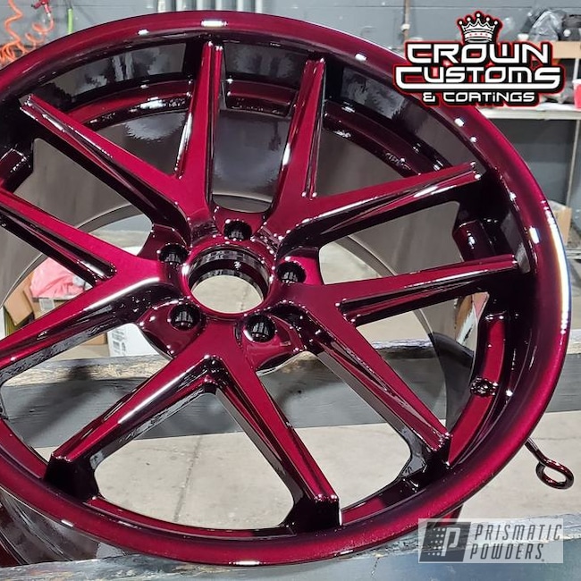 Powder Coated Wheels In Pmb-6906 And Pps-2974
