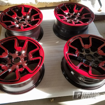 Deep Red And Gloss Black