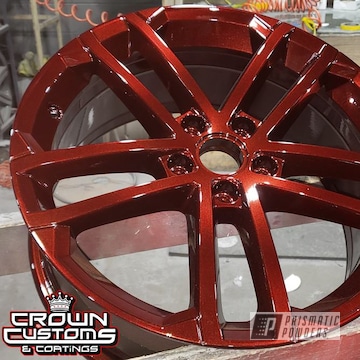 Powder Coated Wheels In Pmb-8056 And Ppb-8057