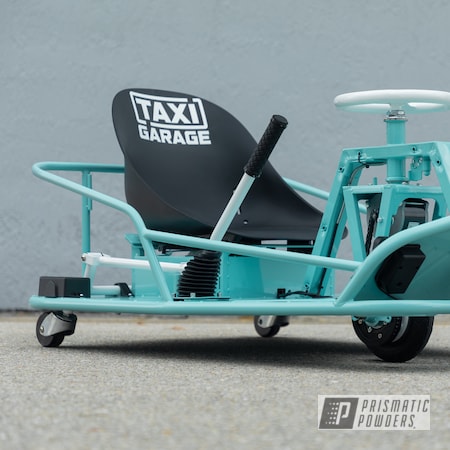 Powder Coating: Crazy Cart,Sea Foam Pearl PMB-6797,Drift Cart,Drift,Cart,Go Cart,Polar White PSS-5053,Taxi Garage,Taxi Garage Crazy Cart