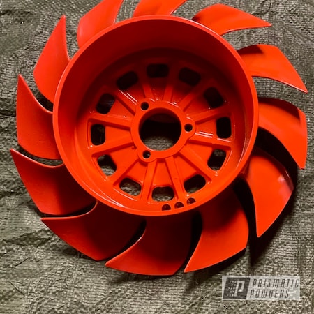 Powder Coating: Automotive,Fan,Porsche,Orange Glow PSS-2876