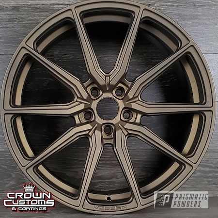 Powder Coating: Wheels,Two Stage Application,Custom Finish,Rims,Bronze Chrome PMB-4124,Powder Coated Wheels,Aftermarket Wheels,Casper Clear PPS-4005,Layered Colors