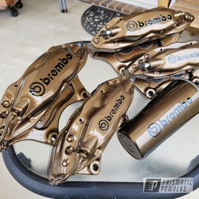 Powder Coated Brembo Brake Calipers In Pps-2974 And Pmb-4124