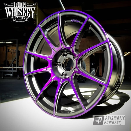 Powder Coating: 19" Wheels,Rims,Clear Vision PPS-2974,Stone Black PSS-1168,SSR,Illusion Purple PSB-4629,Wheels