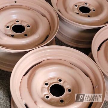 Powder Coated Steel Wheels In Psb-6817
