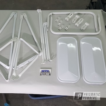 Semi Truck Parts Coated In Gloss White