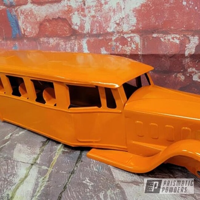 Powder Coated Toy Car In Ral 2009