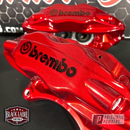 Powder Coating: Clear Vision PPS-2974,Brake Calipers,Illusion Cherry PMB-6905,Two Coat