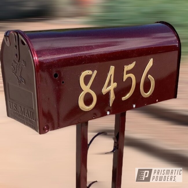 Powder Coated Mailbox In Pmb-8056 And Ppb-8057