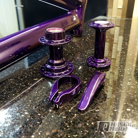 Powder Coating: Illusion Purple PSB-4629,Clear Vision PPS-2974,Bike Frame,BMX Bike,Bicycle Parts,Bike Parts,Bicycle,Illusions,Bicycle Frame