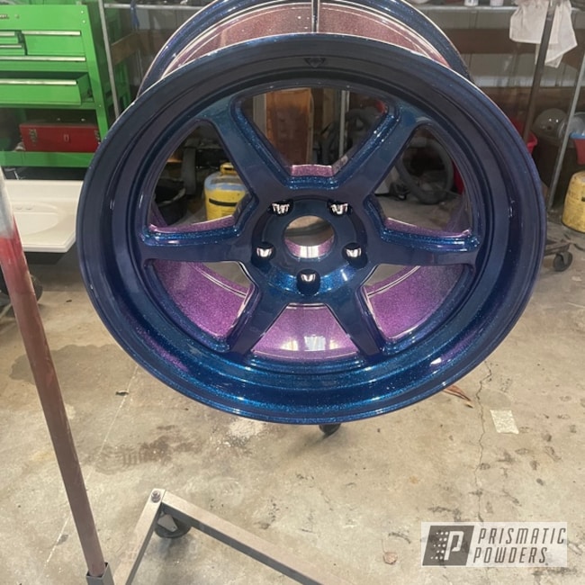 Powder Coated Volkswagen Wheels In Ppb-5729 And Pss-0106
