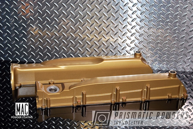 Powder Coating: Auto Valve Covers,Automotive,Powder Coated Skyline RB26DETT Valve Covers,Prismatic Gold,Prismatic Gold HMB-4137