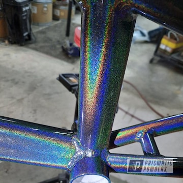 Powder Coated Custom Bmx Frame In Pps-2974 And Pmb-10367