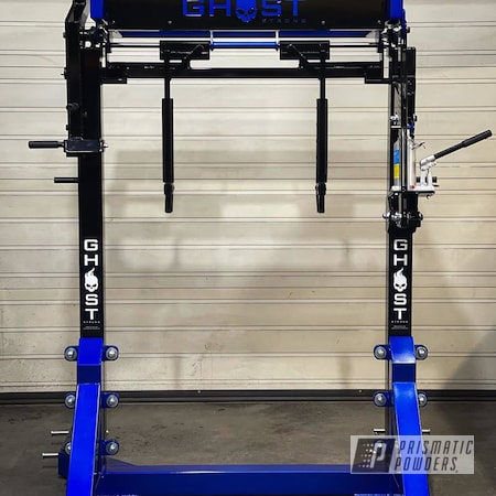 Powder Coating: Ink Black PSS-0106,Weight Equipment,Gym Equipment,Weight Bench,Clear Vision PPS-2974,Illusion Blueberry PMB-6908,Illusions,Ghost Strong