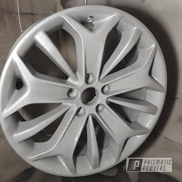 Powder Coated Taurus Wheels In Pps-2974 And Pms-0517