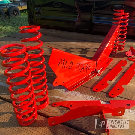Powder Coating: ATV,Flame Red PSS-5082,Honda,Honda Rancher,ATV Parts