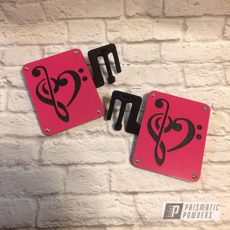 Powder Coating: Custom,Music Note,Miscellaneous,Single Powder Application,Passion Pink PSS-4679,Off-Road