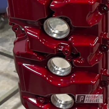 Powder Coated Valve Cover In Pps-2974 And Pmb-10523