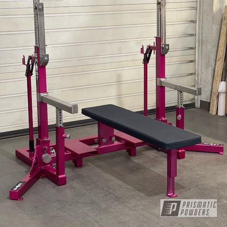 Powder Coating: Clear Vision PPS-2974,Power Lifting,Ghost Strong,Illusion Pink PMB-10046,Gym Equipment,Weight Bench,Illusions,Weight Equipment