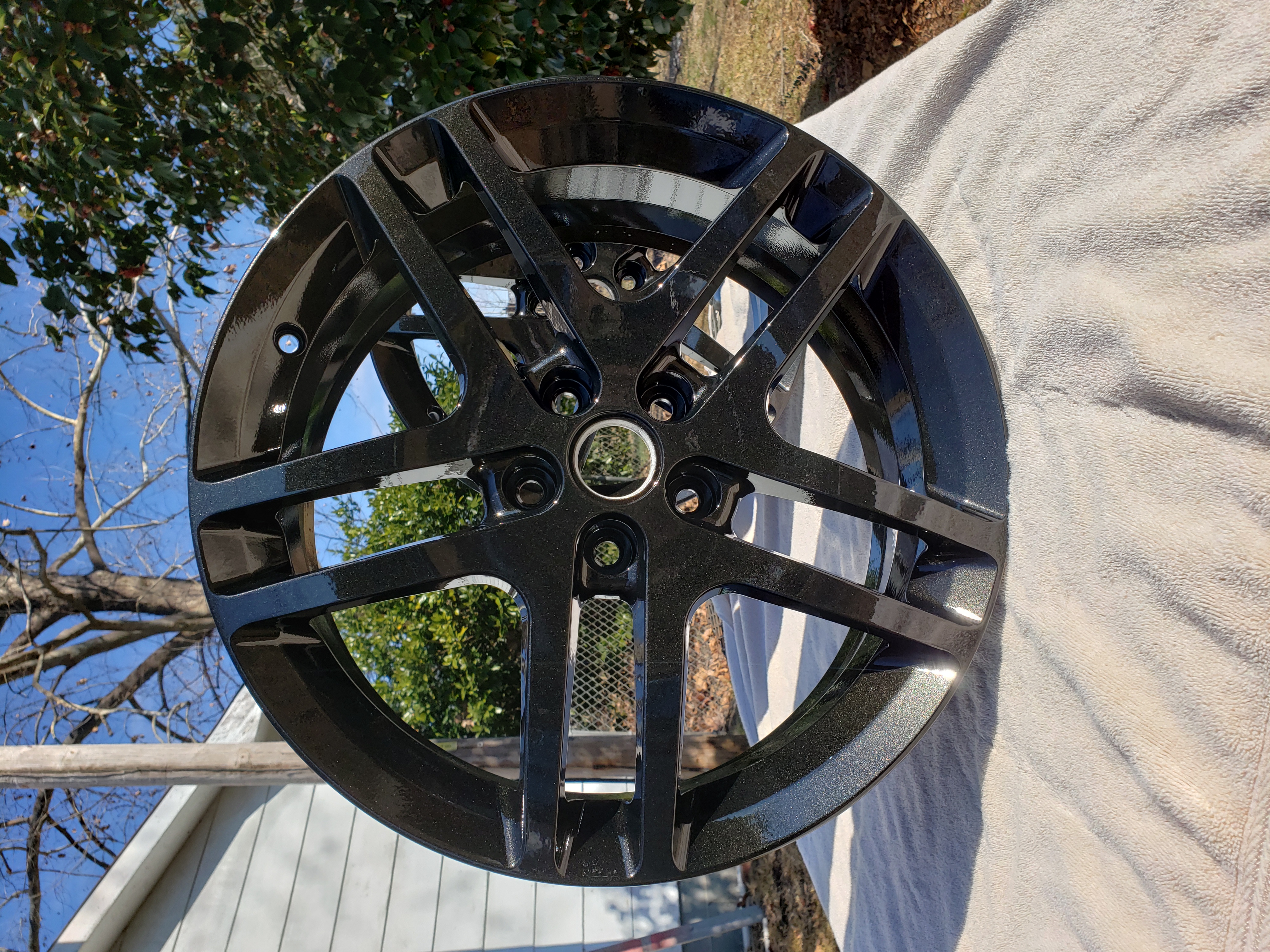 Chevy Cobalt Rims Coated with Nocturnal Gold | Prismatic Powders