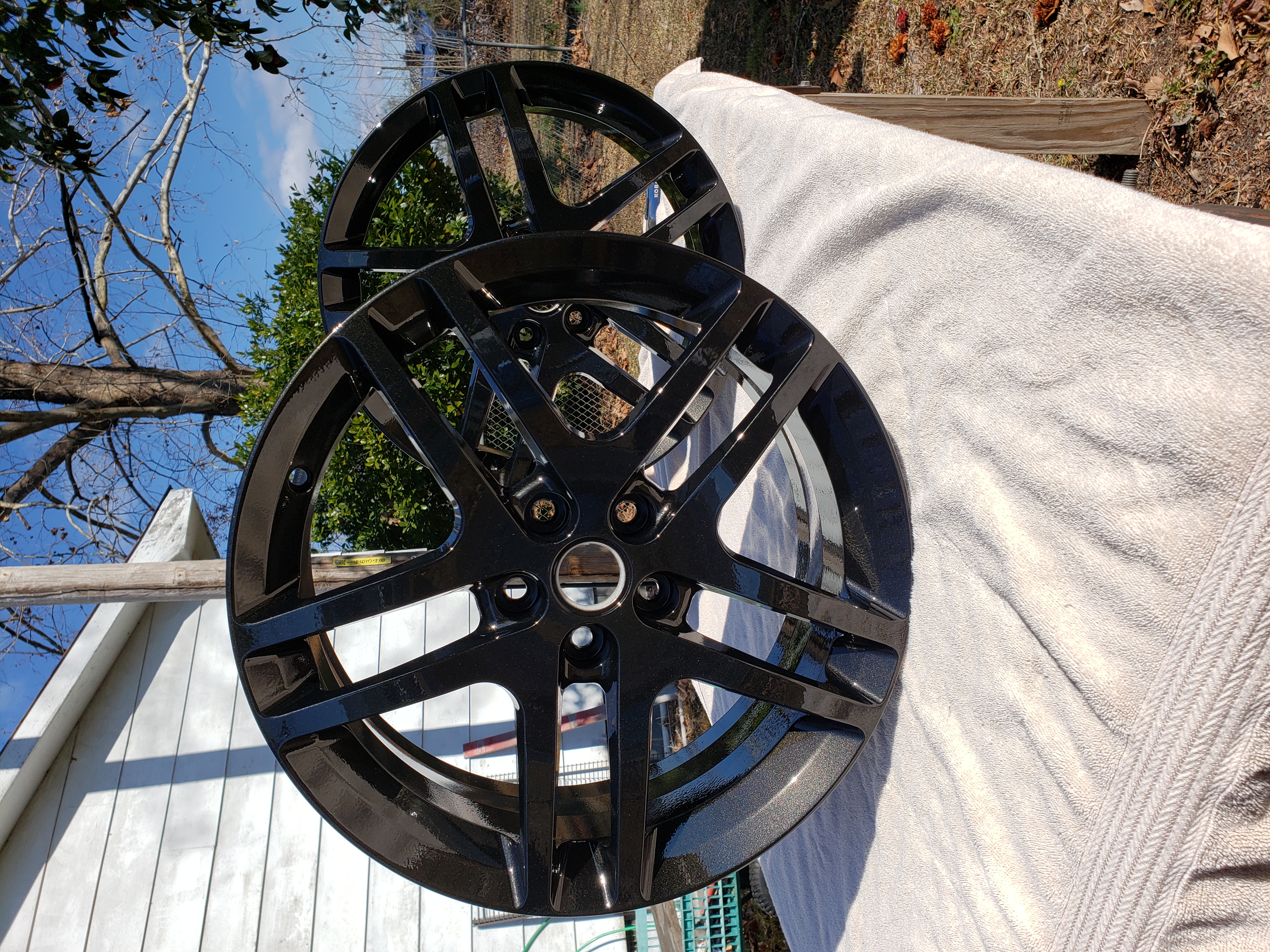 Chevy Cobalt Rims Coated with Nocturnal Gold | Prismatic Powders