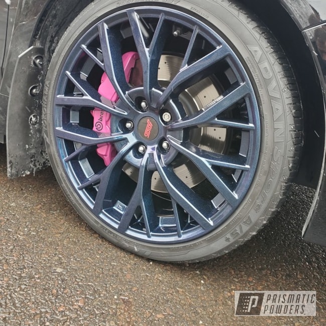 Powder Coated Wheels And Brakes In Ppb-5729 And Pss-0874