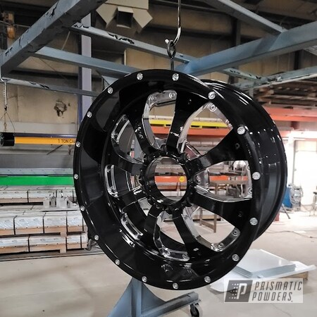 Powder Coating: Wheels,Clear Vision PPS-2974,2 Tone,Rims,Ink Black PSS-0106,17" Wheels