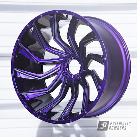 Powder Coating: Illusion Purple PSB-4629,Wheels,Forged Wheels,Clear Vision PPS-2974,3 Stage,2 Tone,Forged,Rims,Ink Black PSS-0106,28" Wheel,Illusions,2 Tone Wheels