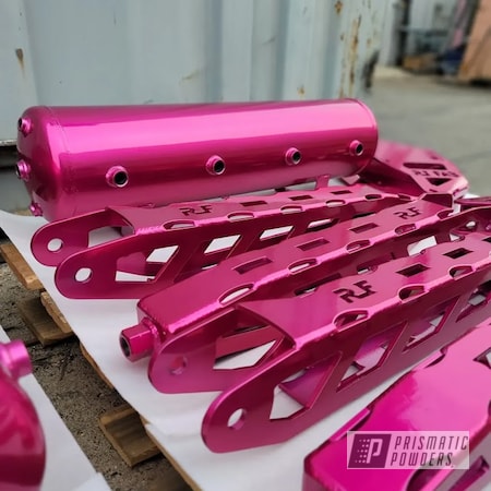 Powder Coating: Suspension,Illusion Pink PMB-10046,Clear Vision PPS-2974,2 stage,Automotive,Lift Kit