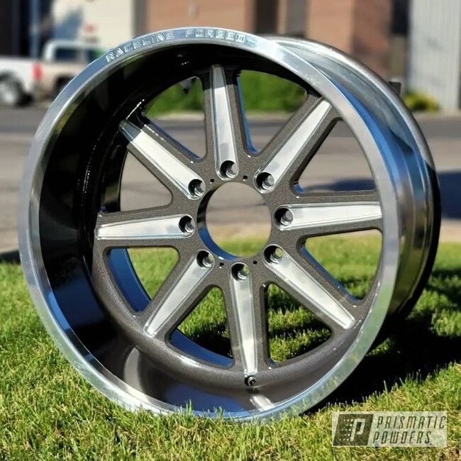 Powder Coated Two Tone Wheel In Pps-2974 And Pvb-5825