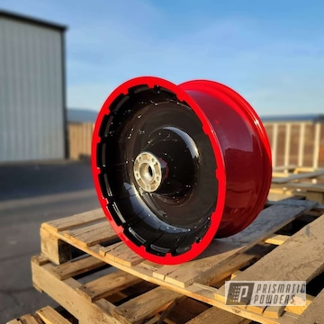 Powder Coated Motorcycle Rims In Pps-2974, Pss-0106 And Pss-4971