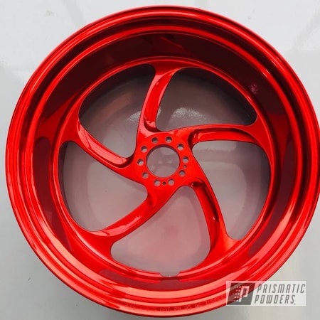Powder Coating: Wheels,Vegas,Victory Red,Motorcycles,Rancher Red PPB-6415