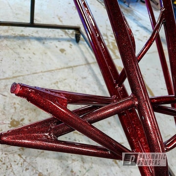 Powder Coated Atv Frame In Ppb-7044 And Pss-0106