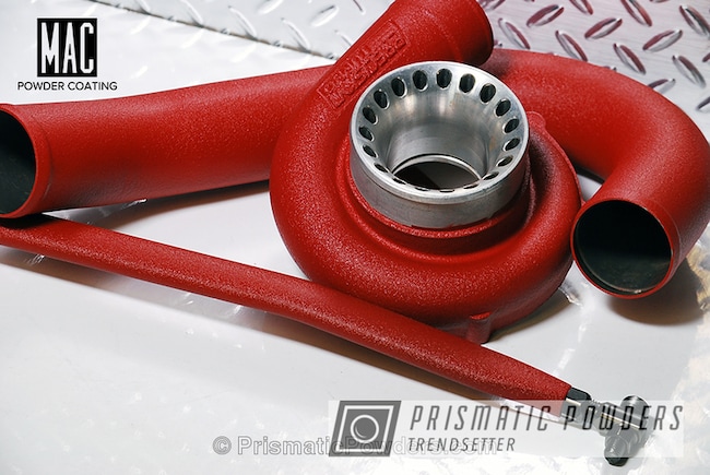 Powder Coating: Custom,Engine Parts,Engine Components,Desert Crimson Red PWB-6699,Single Powder Application,Automotive,Solid Tone,WRX
