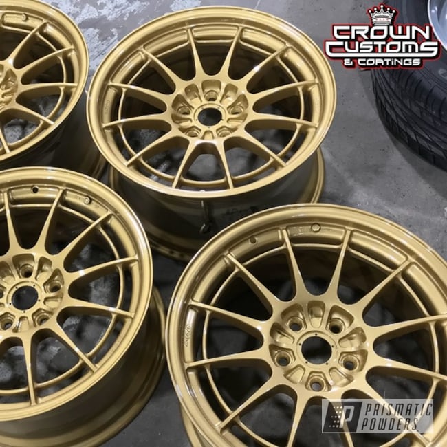 Enkei Nt03m Wheels Coated In Spanish Gold With Clear Vision Top Coat