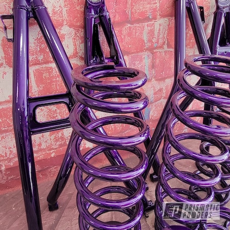 Powder Coating: Springs,side by side,Suspension,Clear Vision PPS-2974,Illusion Purple PSB-4629,Off Roading,Off Road UTV,Illusions,UTV