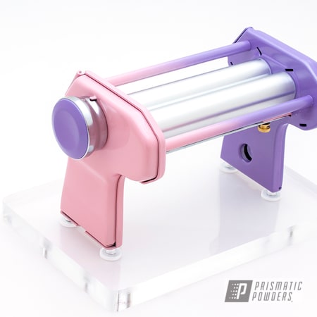 Powder Coating: 2 Tone,Kitchen,2 Color Application,RAL 3015 Light Pink,Home Goods,1 Stage,Home and Garden,Pasta Maker,Orchid Lavender PSS-0961