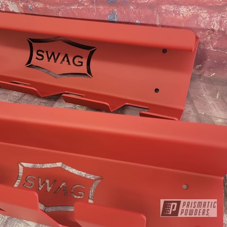 Powder Coating: Tool Brackets,Tools,Hangers,Burnt Red Texture PTS-6422,Organization,Garage Wall Brackets